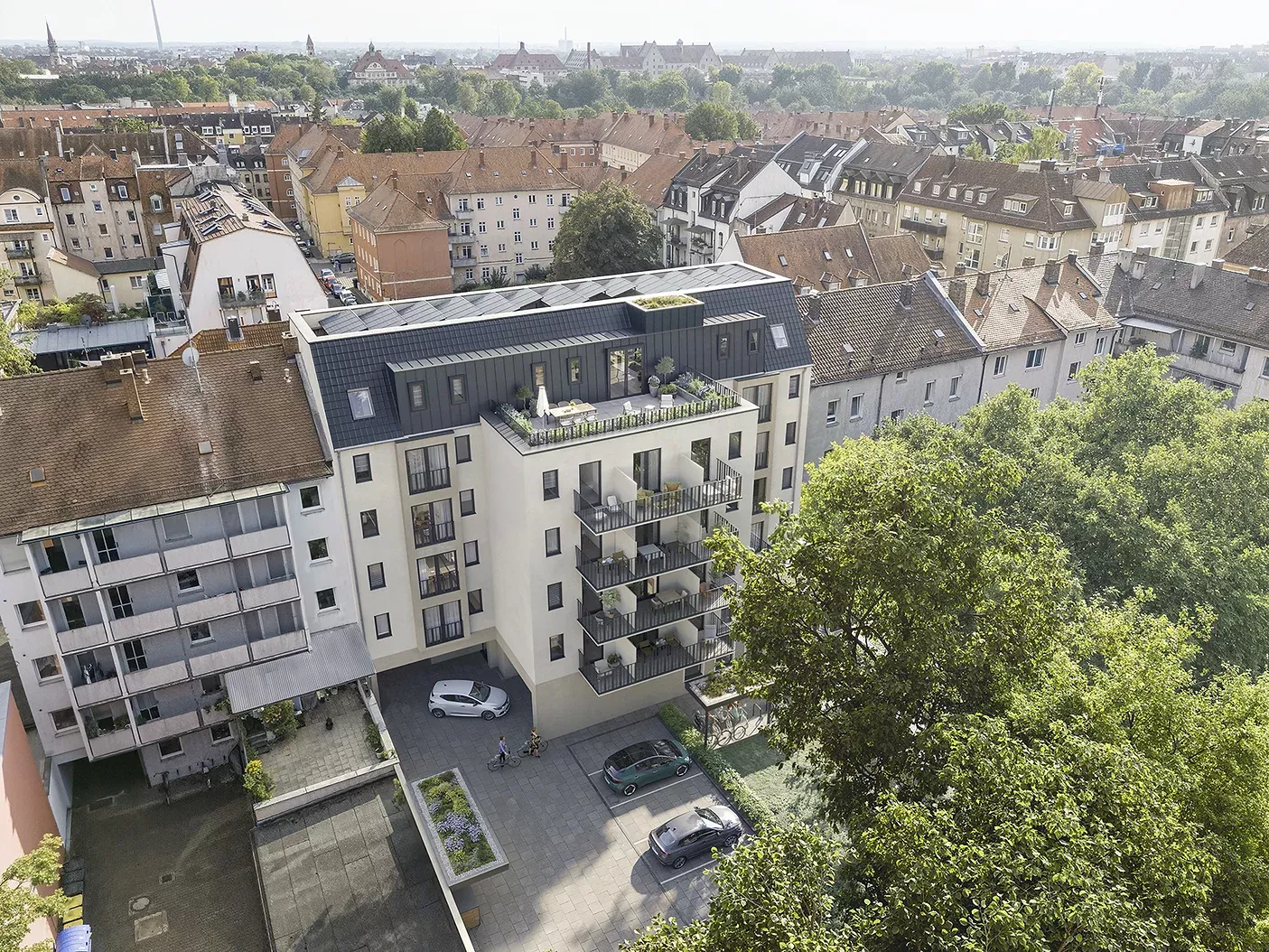 AKADOMUS II Studentenapartments Nürnberg, Referenzprojekt Immorenta